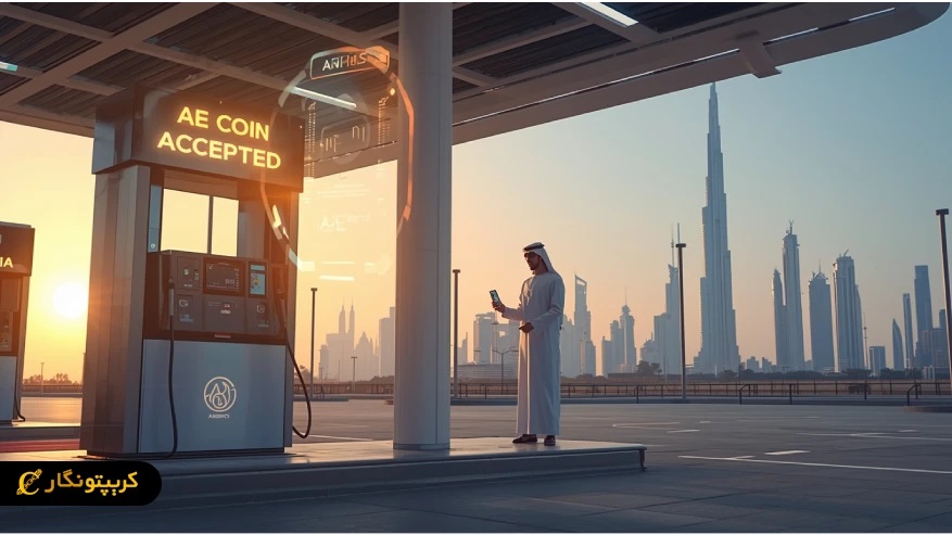 سوخت گیری در امارات با استیبل کوین AE Coin