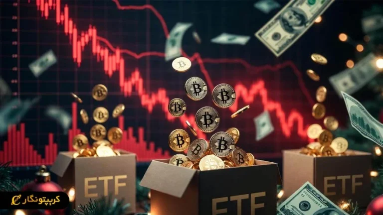 موج خروج سرمایه از ETF بیت کوین؛ ششمین روز پیاپی کاهش