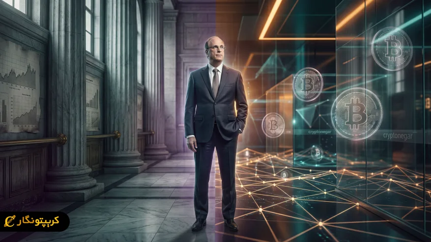 چرخش تاریخی لری فینک و صعود ETF بیت کوین بلک راک