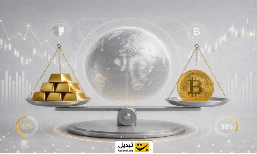 بیت‌کوین در برابر طلا؛ کدام یک در بحران‌های جهانی پناهگاه امن سرمایه‌گذاران است؟